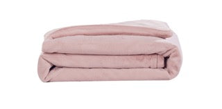 Weighted Fur Faux Blankets - Blush - 48”X74”