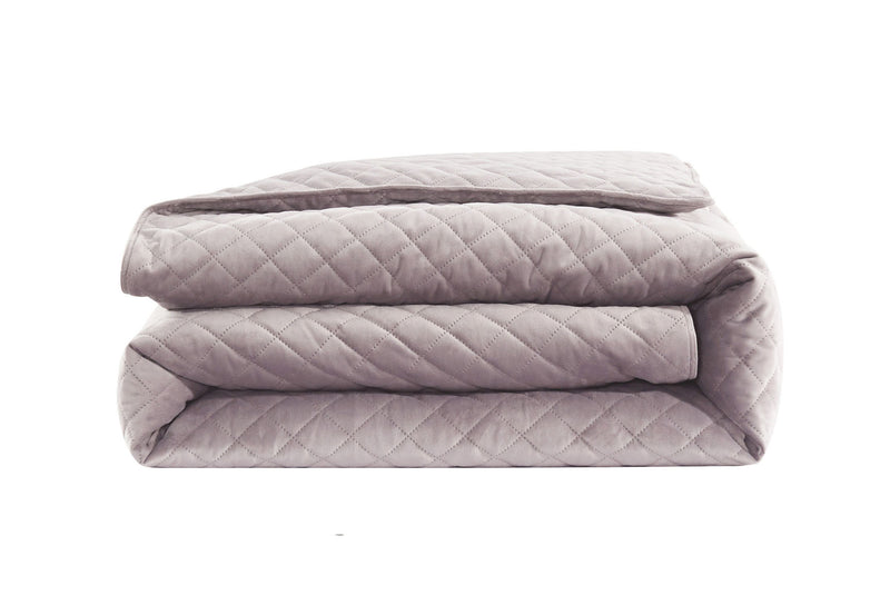 Velvet Weighted Blanket - Grey - 48”X74”